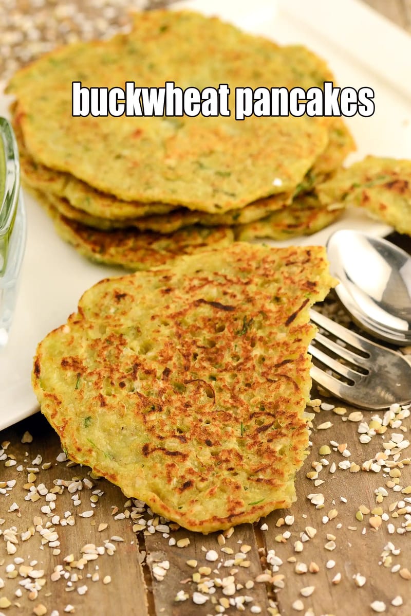 Buckwheat pancakes recipe | gluten free buckwheat pancake | kuttu pancake - diabetic snack | | Tarla Dalal