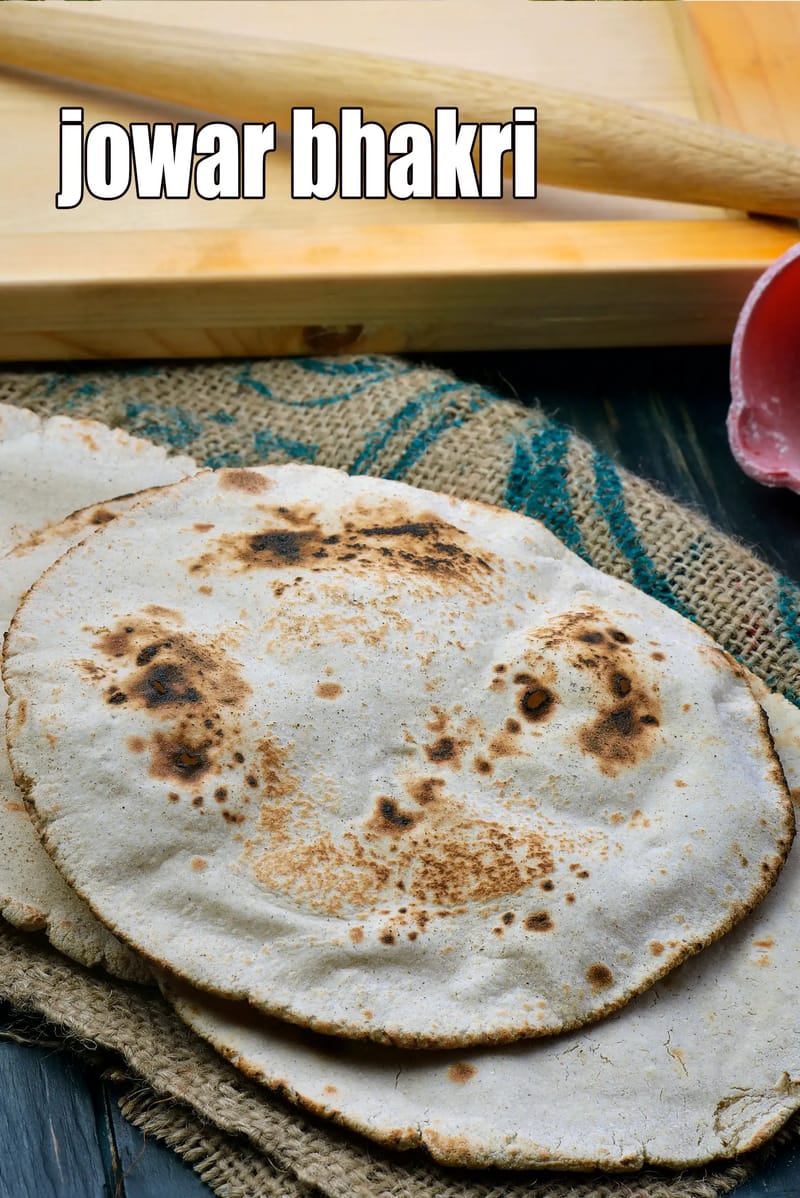 Jowar bhakri recipe | healthy jowar bhakri | jwarichi bhakri | how to make jowar bhakri | | Tarla Dalal