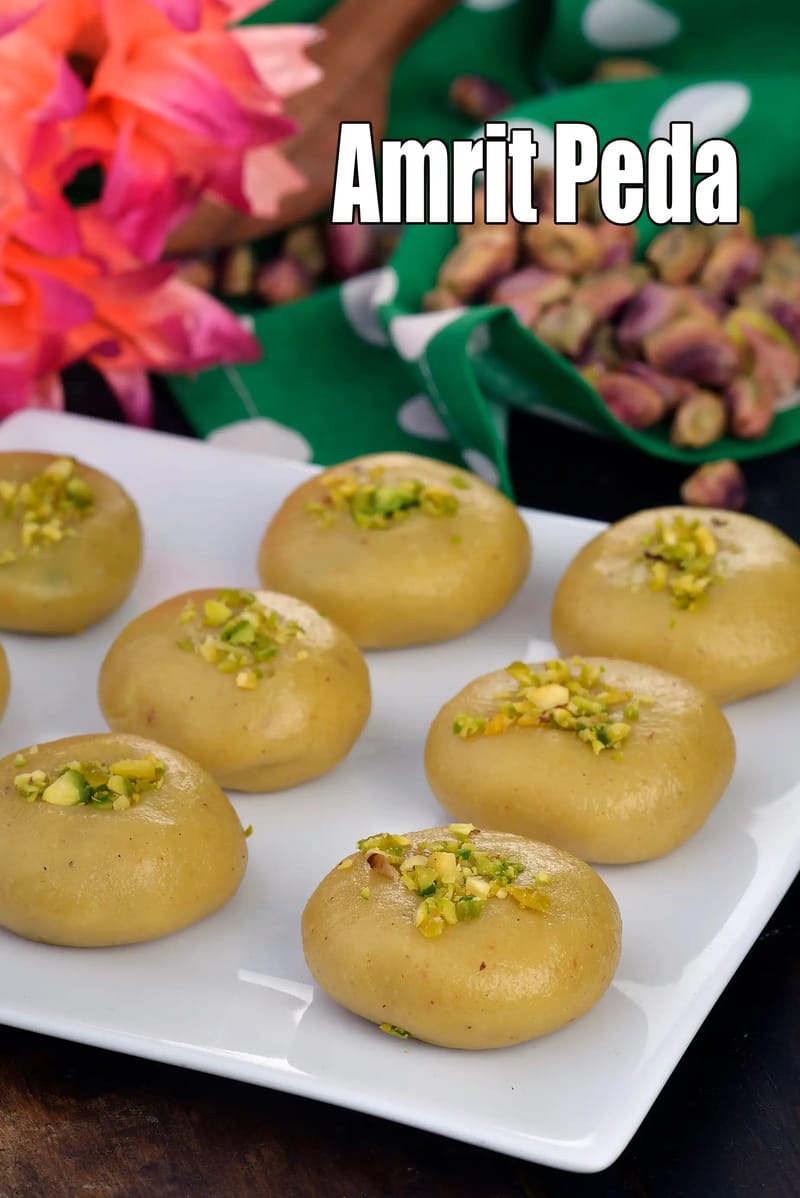 Amrit Peda, Peda Recipe | Tarla Dalal