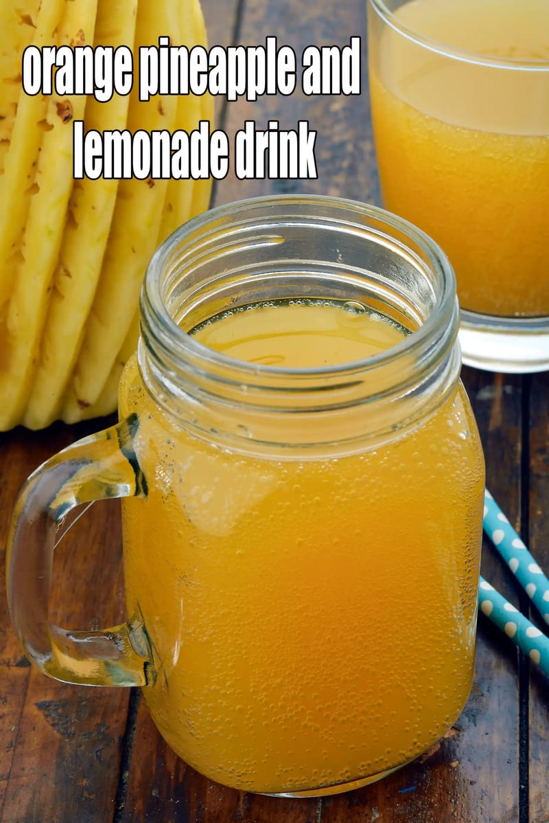 Orange pineapple and lemonade drink recipe | Indian pineapple orange punch | | Tarla Dalal
