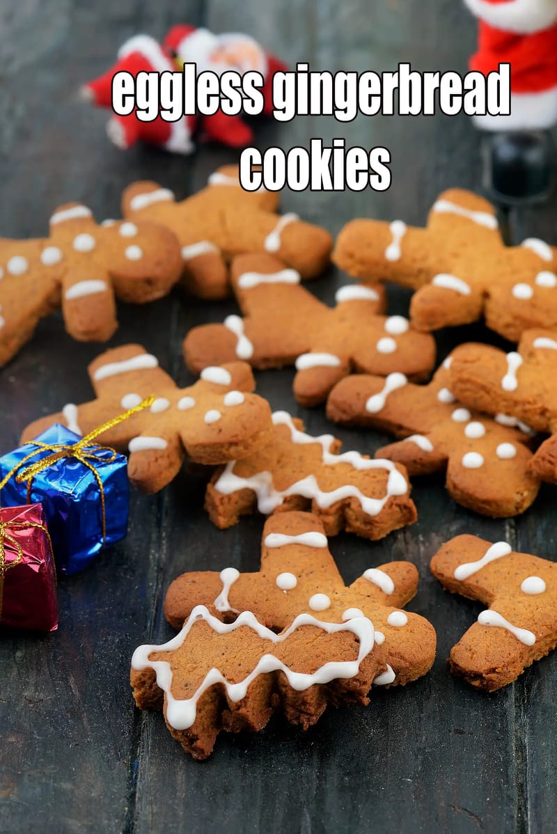 Eggless gingerbread cookies recipe?|?gingerbread man?|?classic tasty gingerbread cookies?|?eggless Indian gingerbread cookies?| | Tarla Dalal