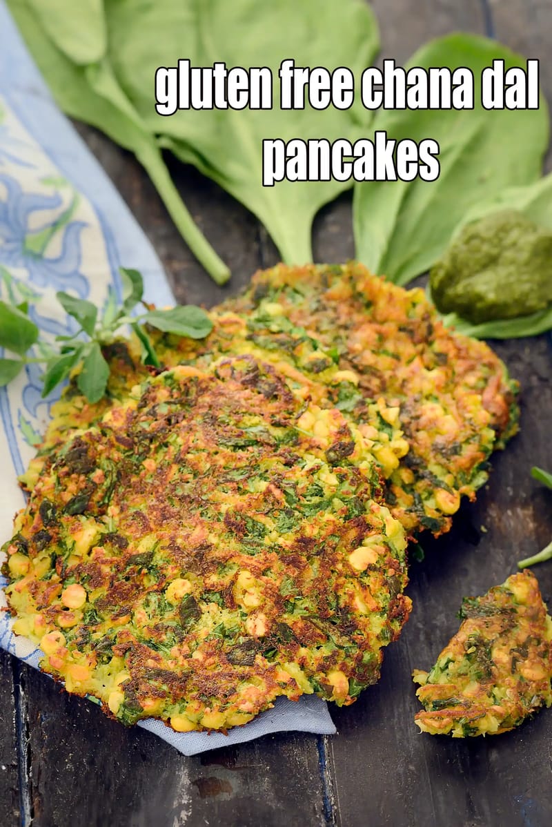 Gluten free chana dal pancakes recipe | gluten free Indian breakfast | gluten free cheela | gluten free chilla | | Tarla Dalal