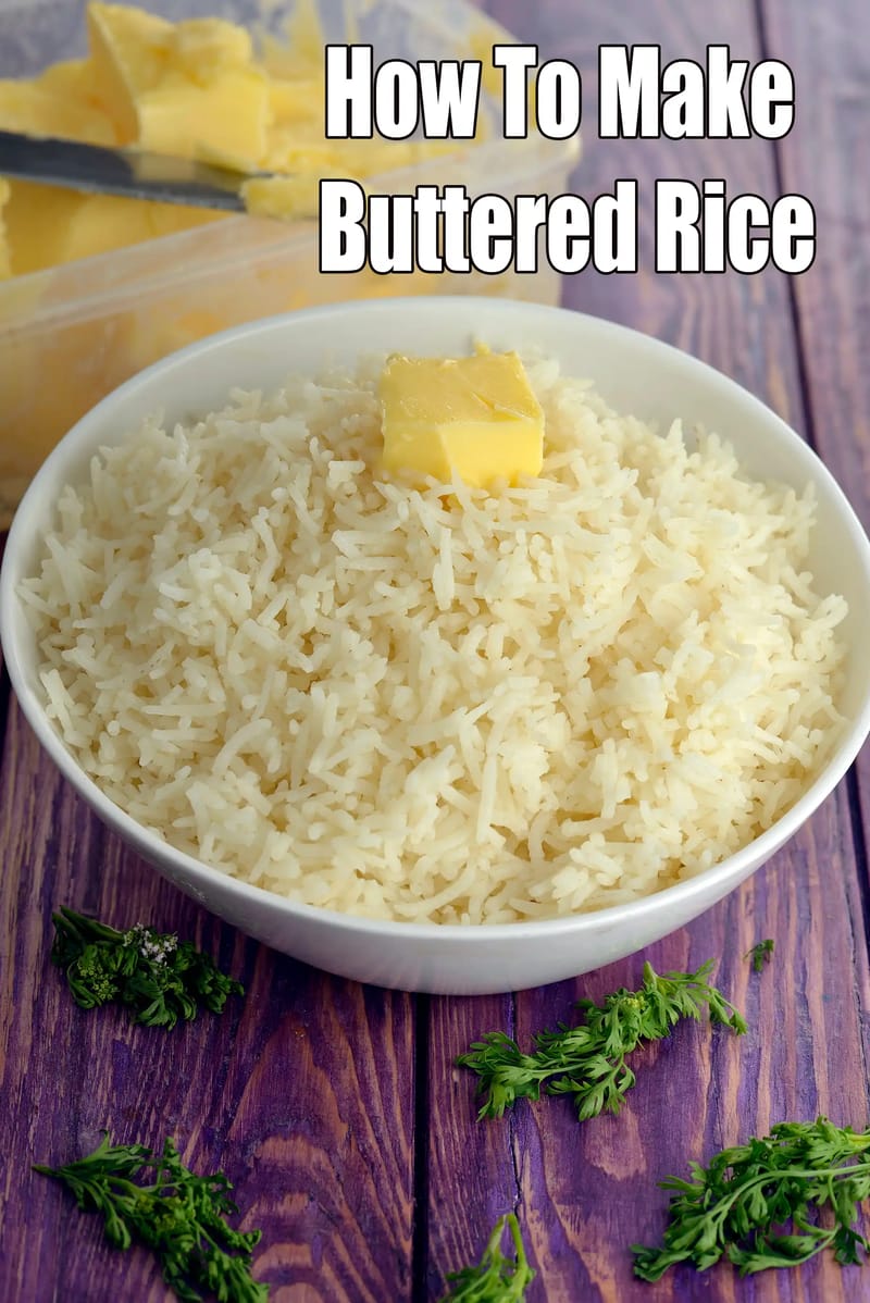 Buttered Rice recipe | How To Make Buttered Rice | Indian Style Butter Tossed Rice | | Tarla Dalal