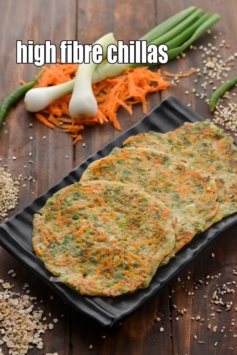 High fibre chillas | healthy chillas | buckwheat and oats Indian pancake | no fermentation chilla | | Tarla Dalal
