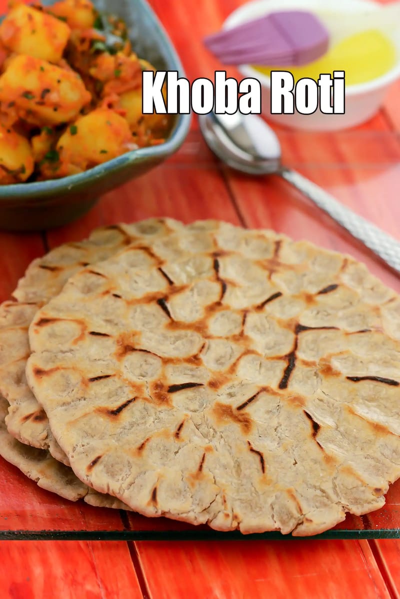 Khoba Roti | Rajasthani Khoba Roti | Gehun ki Khoba Roti | Marwari Khoba Roti | cavity roti | | Tarla Dalal
