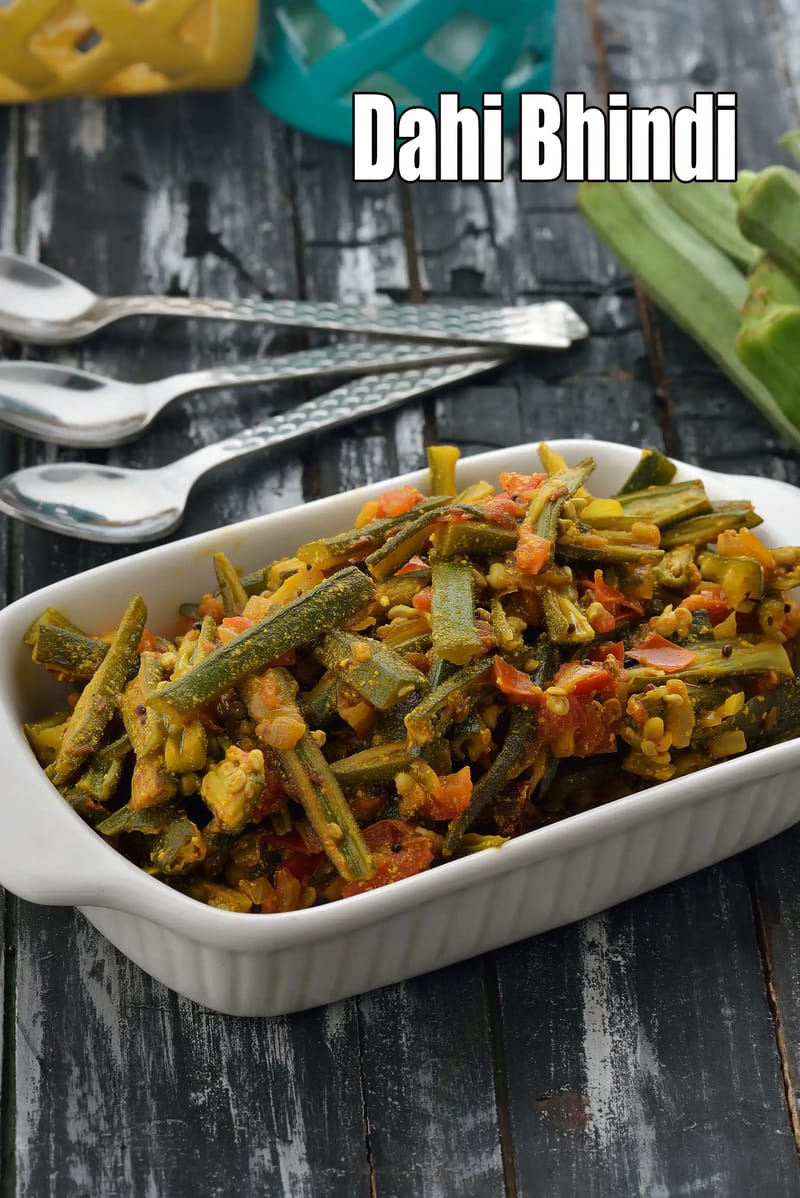 Dahi Bhindi, Low Salt Recipe | Tarla Dalal