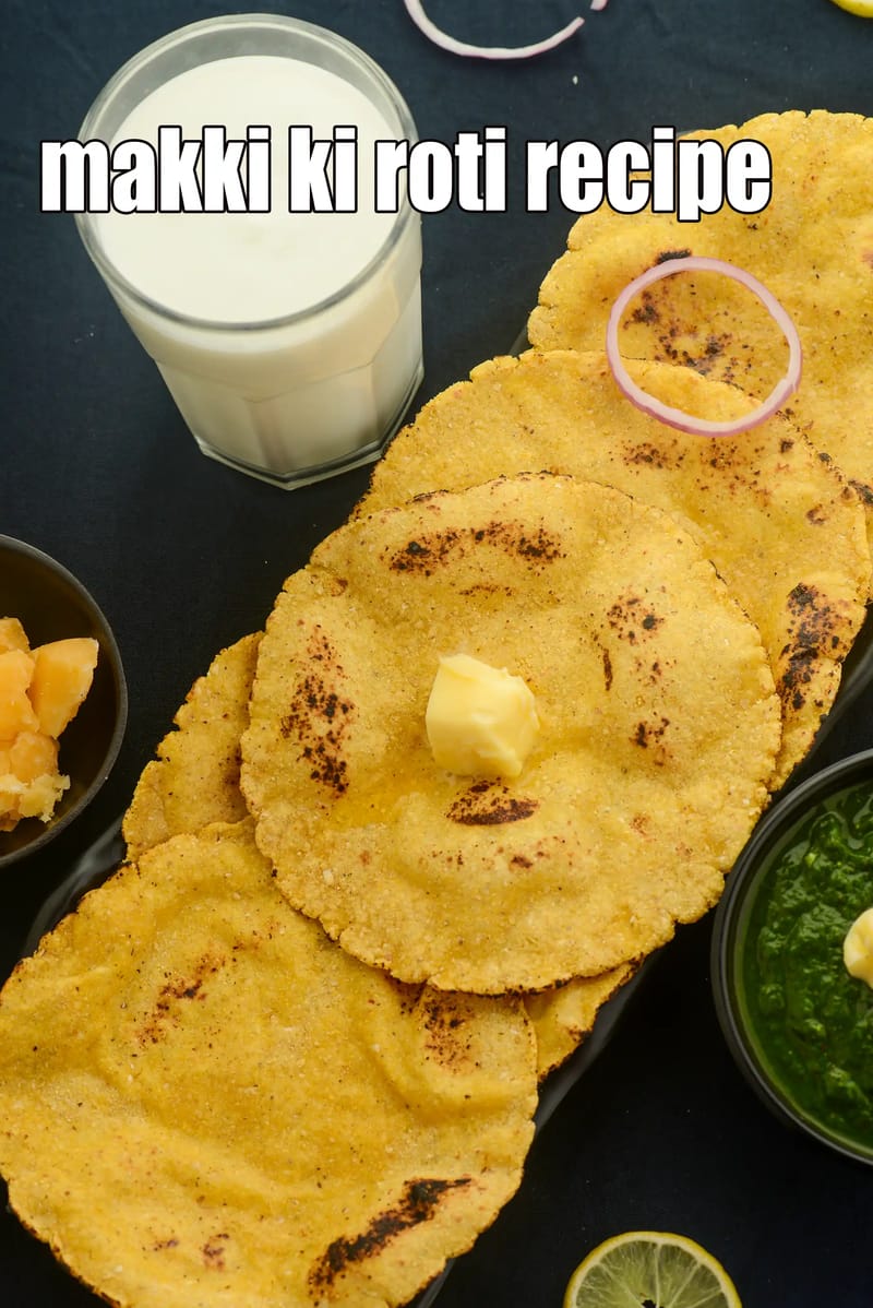 Makki ki roti recipe | Punjabi makki di roti | makki ki roti on tawa | healthy makki ki roti | | Tarla Dalal