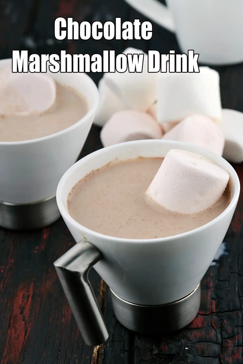 Chocolate Marshmallow Drink | Tarla Dalal