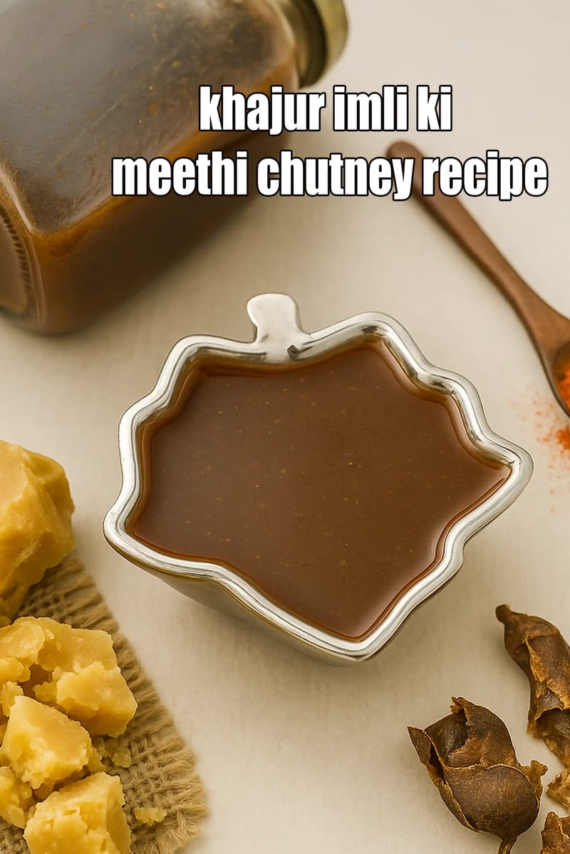 Khajur imli ki meethi chutney recipe | Gujarati khajur imli ki chutney | | Tarla Dalal