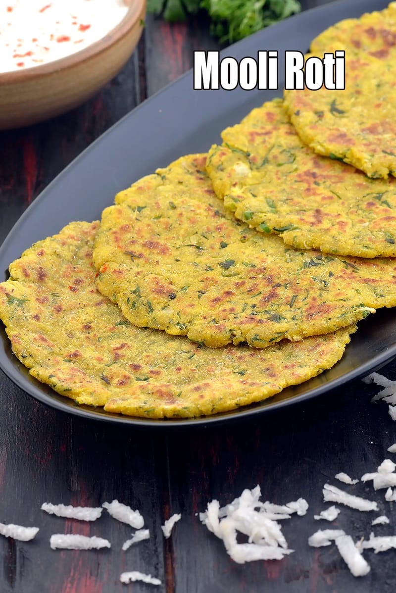 Mooli Roti | Tarla Dalal