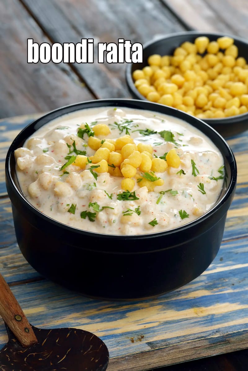 Boondi raita recipe | Punjabi boondi ka raita | easy boondi raita | chatpata boondi raita | | Tarla Dalal