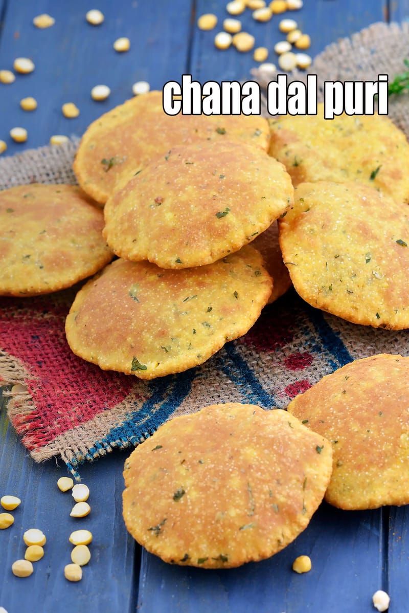 Chana dal puri recipe | Indian dal puri | masala dal poori | | Tarla Dalal
