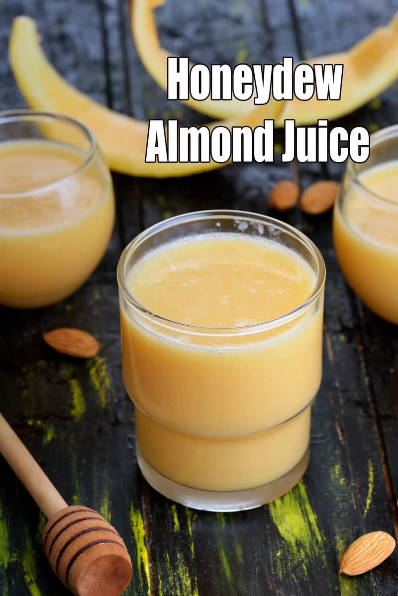 Honeydew Almond Juice | Tarla Dalal
