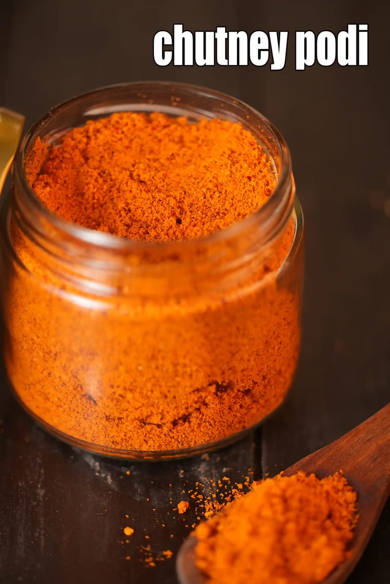 Chutney podi recipe | Thengai powder | Chutney podi with coconut | | Tarla Dalal