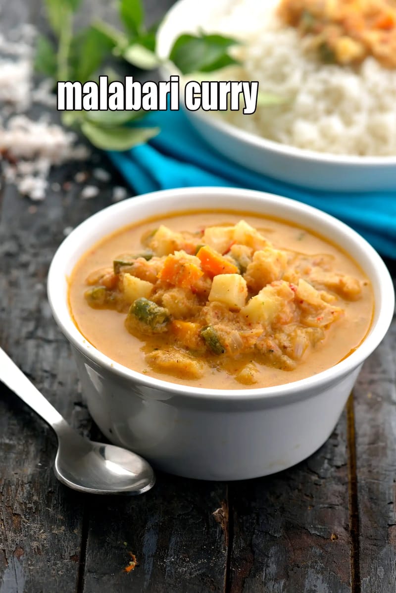 Malabari curry recipe | veg malabar curry | South Indian malabari curry | | Tarla Dalal