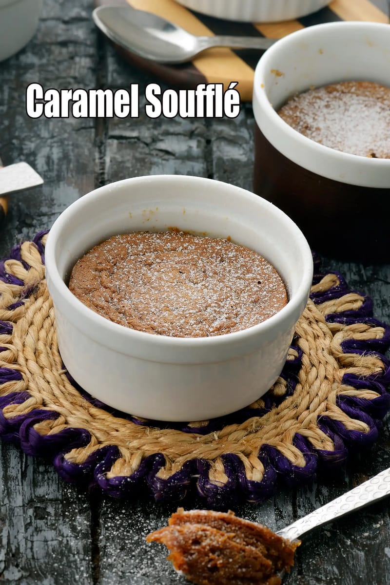 Caramel Soufflé | Caramel Soufflé with Eggs | Indian Style Soufflé | | Tarla Dalal