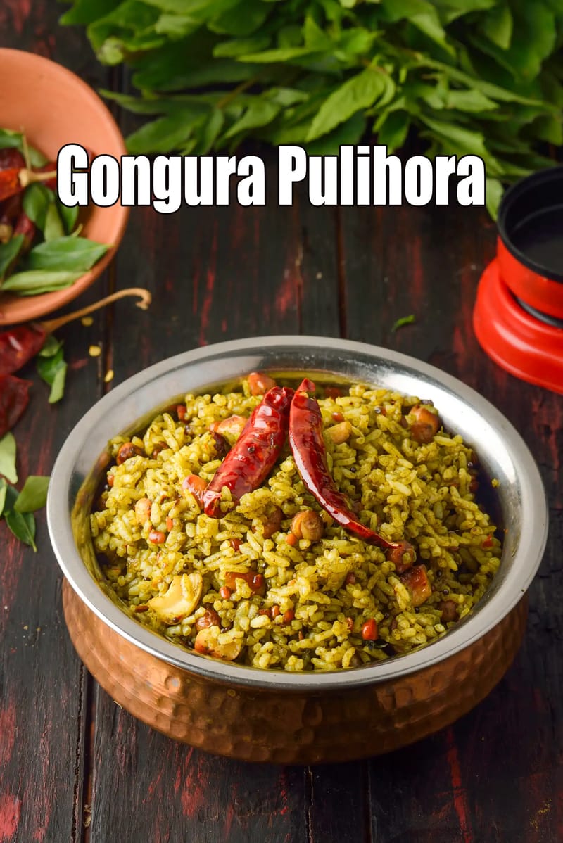 Gongura Pulihora Recipe, Andhra Style Pulao | Tarla Dalal