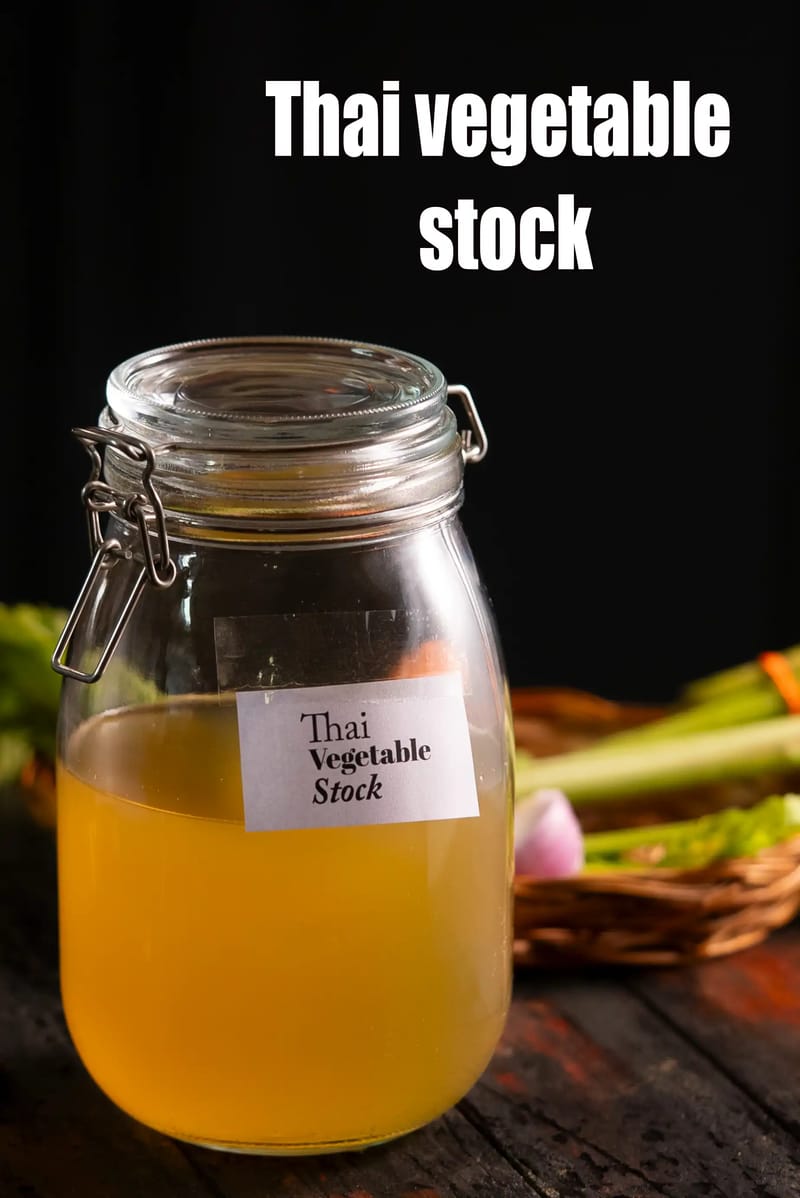 Thai vegetable stock recipe | vegetable stock for Thai soups | | Tarla Dalal