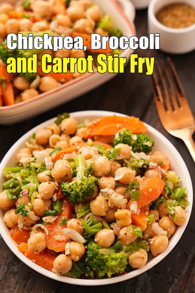 Chickpea Recipe (Broccoli And Carrot Stir Fry)