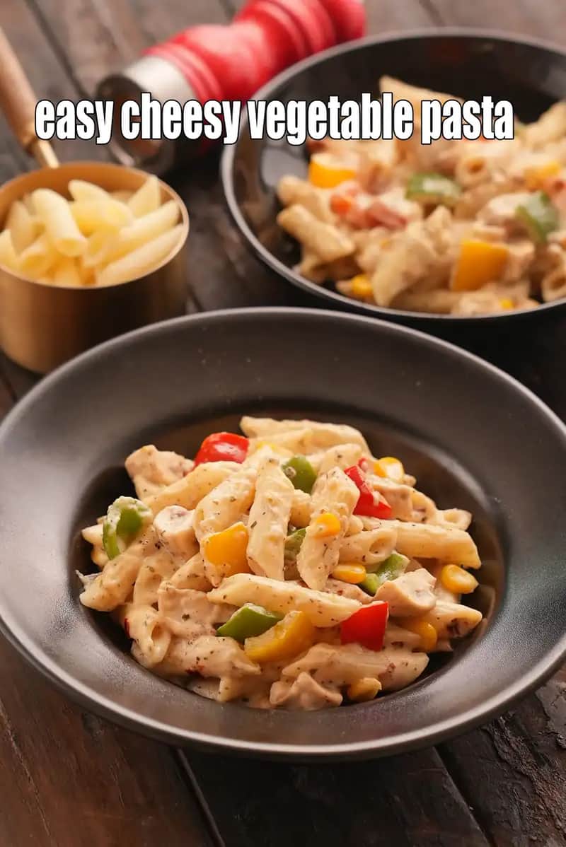 Easy Cheesy Vegetable Pasta Recipe