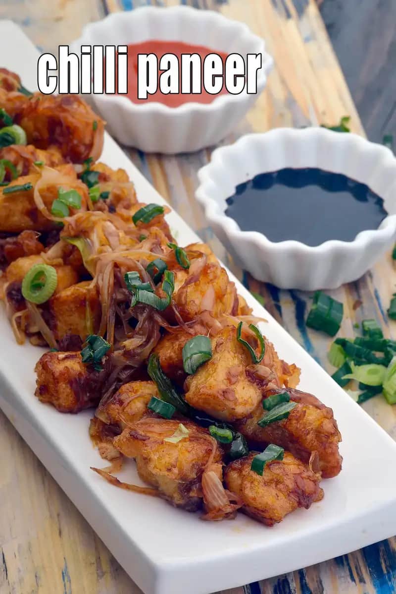 Chilli Paneer Recipe (Indian Style Chilli Paneer)