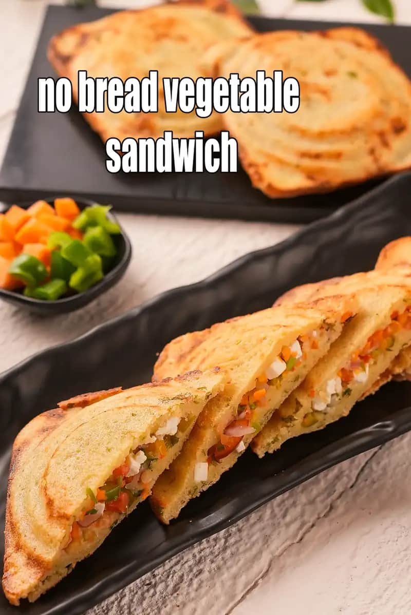 No Bread Vegetable Sandwich Recipe