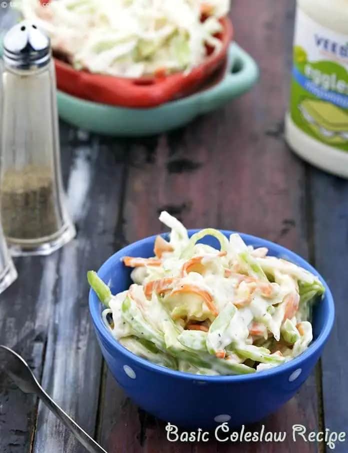 Basic Coleslaw Recipe
