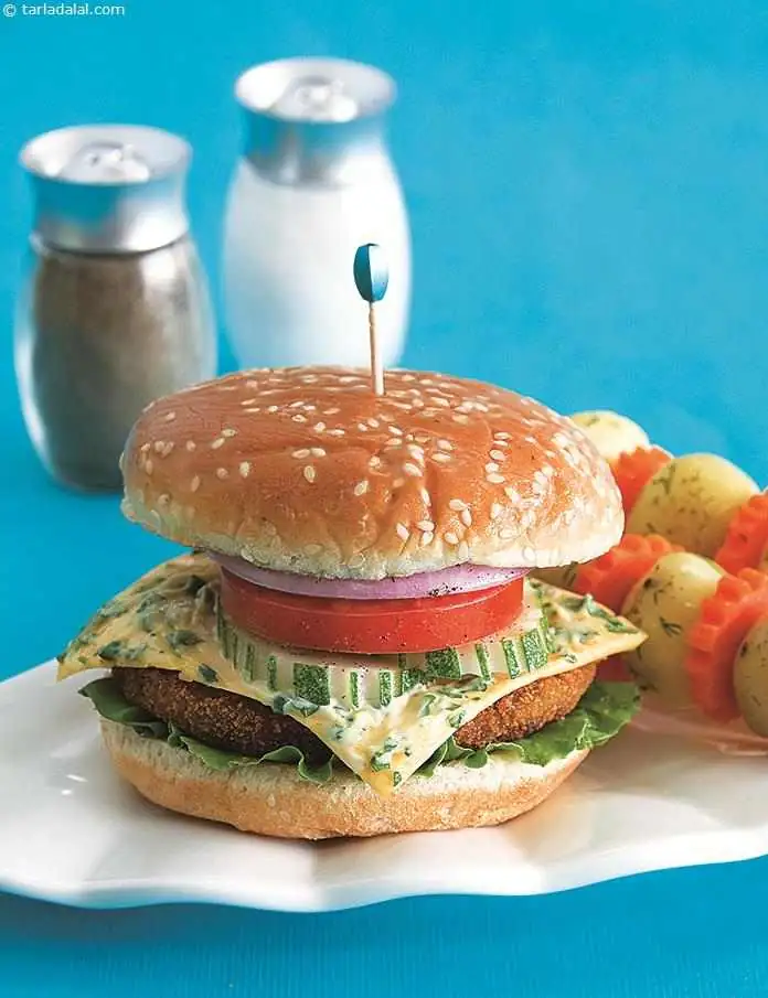 Broccoli Burger ( Burgers And Smoothies ) Recipe