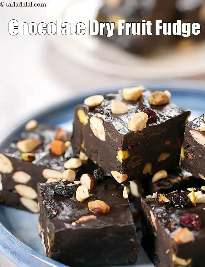 Chocolate Dry Fruit Fudge 42962R Recipe