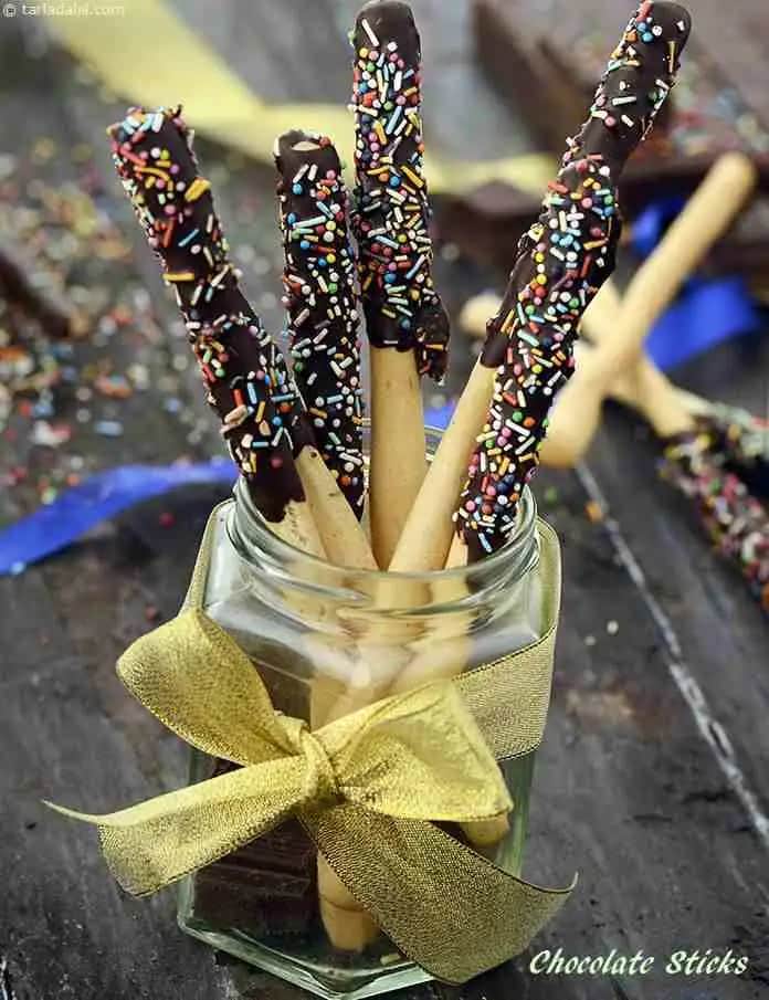 Chocolate Sticks ( Tiffin Treats) Recipe