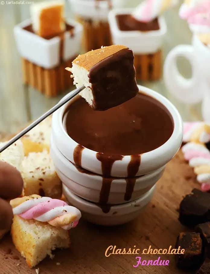 Classic Chocolate Fondue Recipe