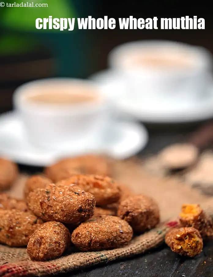 Crispy Whole Wheat Muthia Recipe (Fried Gujarati Muthia)