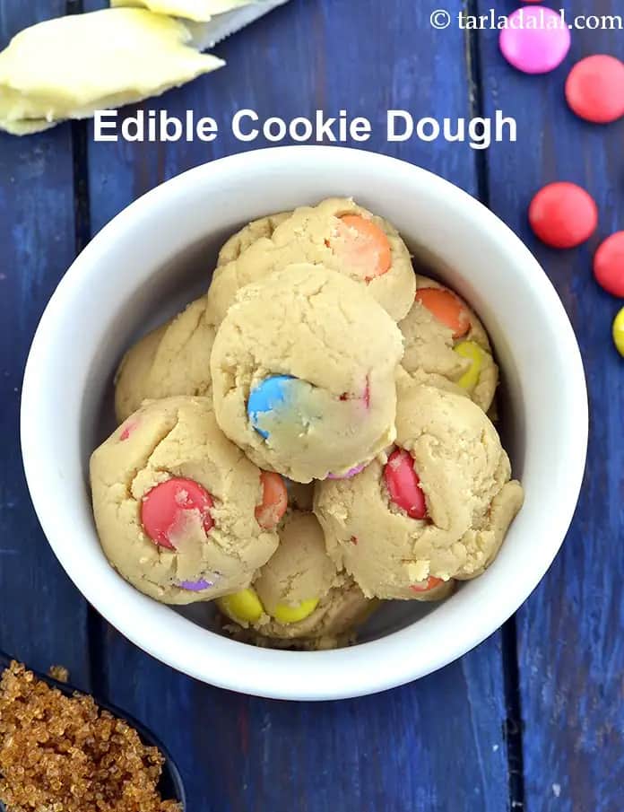 Edible Cookie Dough Recipe (Gems Cookie Dough)