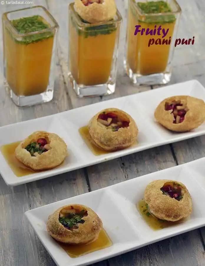 Fruity Pani Puri Recipe