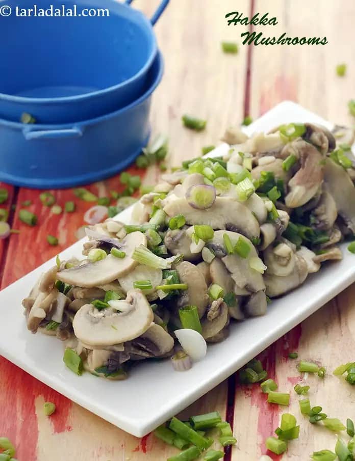 Hakka Mushrooms Recipe (Stir Fried Mushrooms)