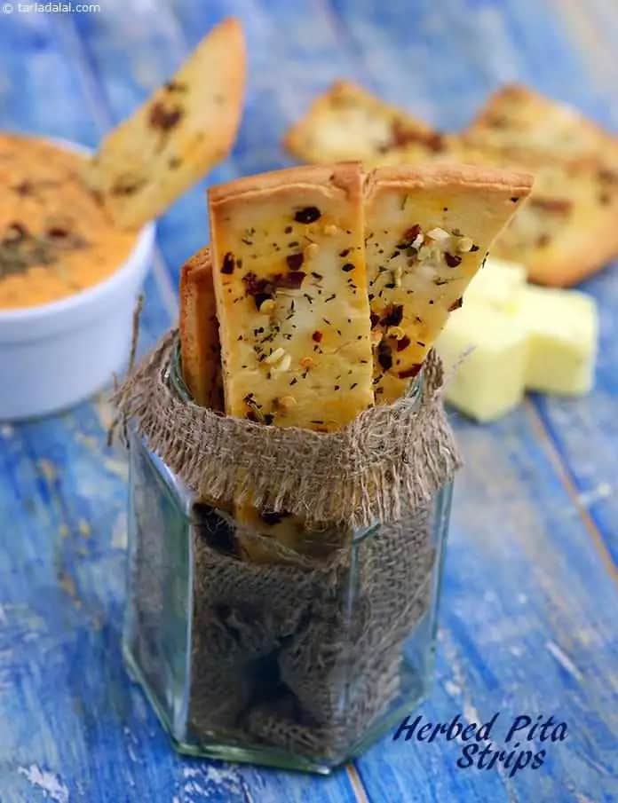 Herbed Pita Strips Recipe