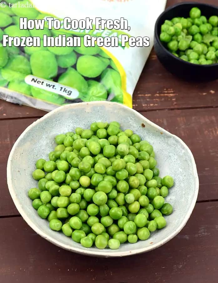 How To Cook Fresh Recipe (Frozen Indian Green Peas)