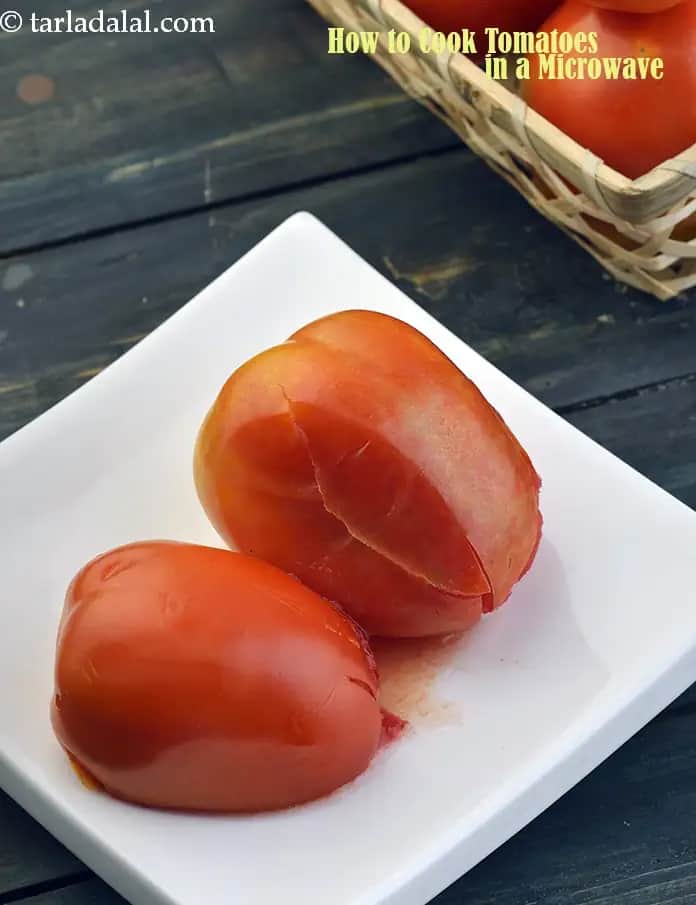 How To Cook Tomatoes In A Microwave Recipe (Blanch Tomatoes)