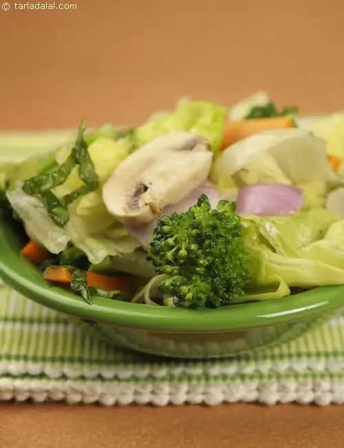 Italian Style Tossed Salad Recipe (Low Cholesterol Foods)