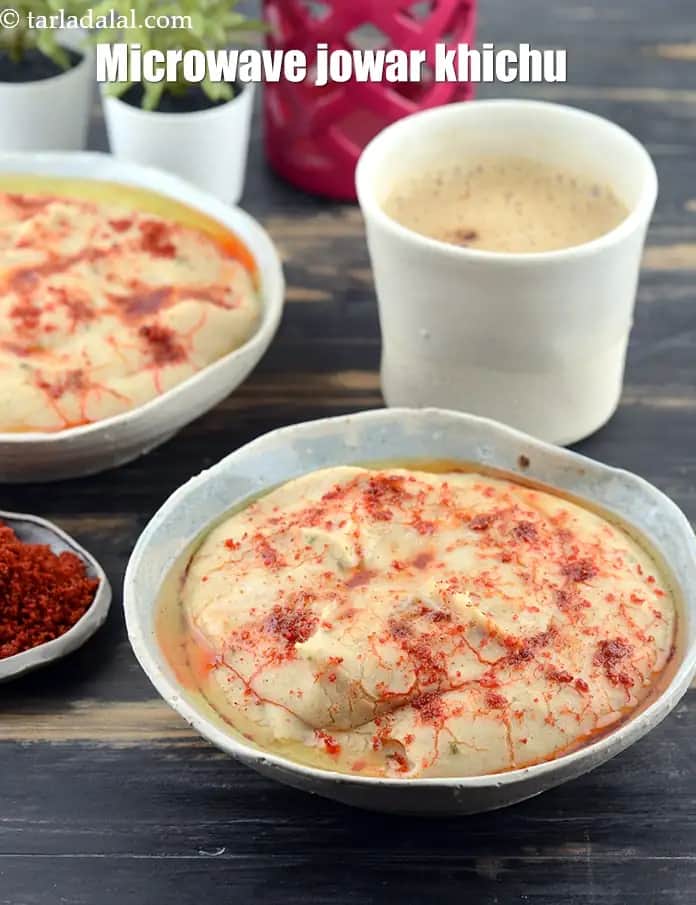 Jowar Khichu ( Microwave ) Recipe