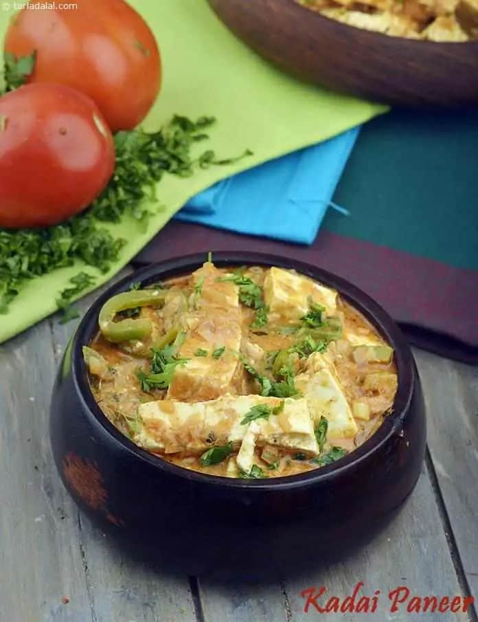 Kadai Paneer Recipe (Indian Microwave Recipes)
