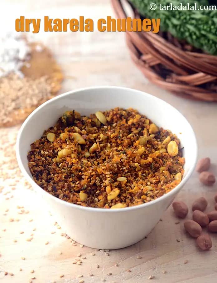 Dry Karela Chutney Indian Bitter Gourd Chutney Powder 42898R Recipe