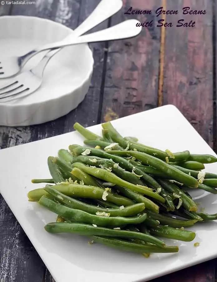 Lemon Green Beans With Sea Salt Recipe