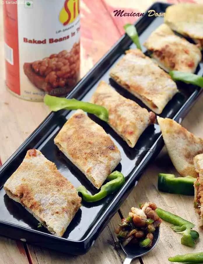 Mexican Dosa Recipe (Cheese Mexican Dosa)