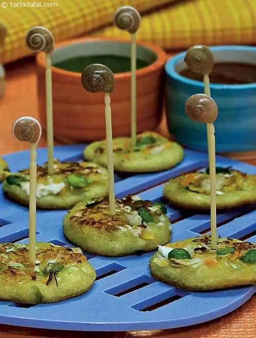 Moong Dal And Veggie Savoury ( Finger Foods For Kids ) Recipe