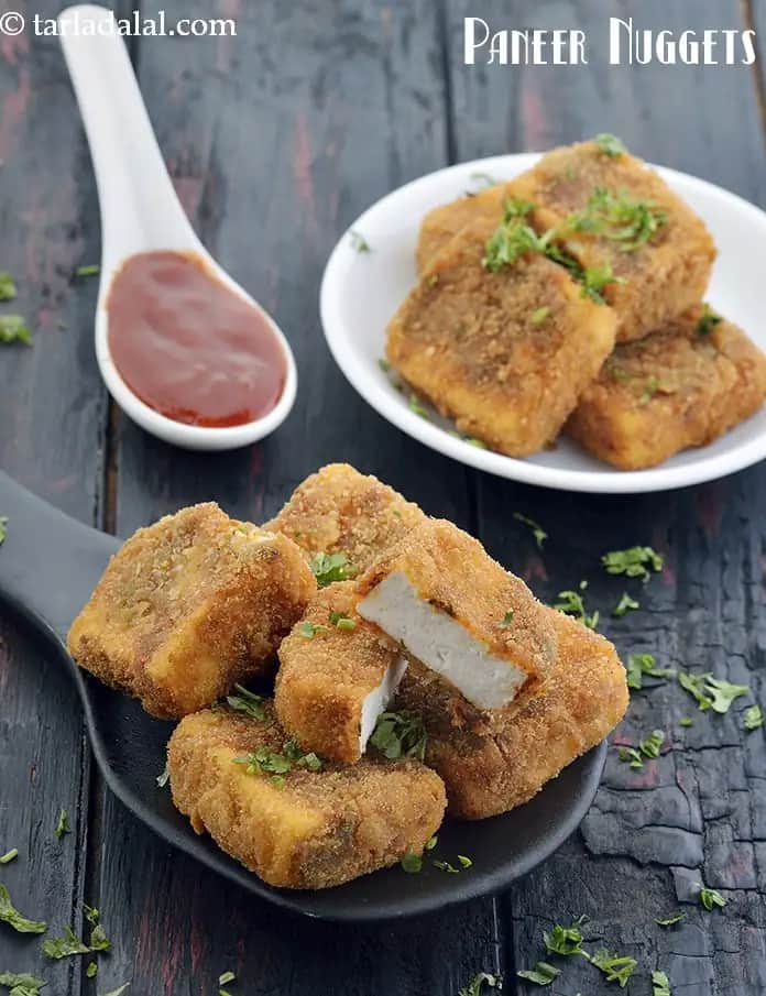 Paneer Nuggets Recipe (Paneer Bites)