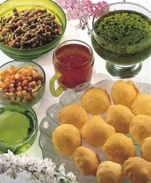 Pani Puri Delight Recipe (Indian Chaat Recipes)