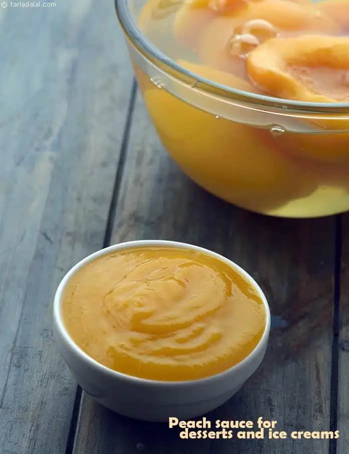 Peach Sauce For Desserts And Ice-Creams Recipe