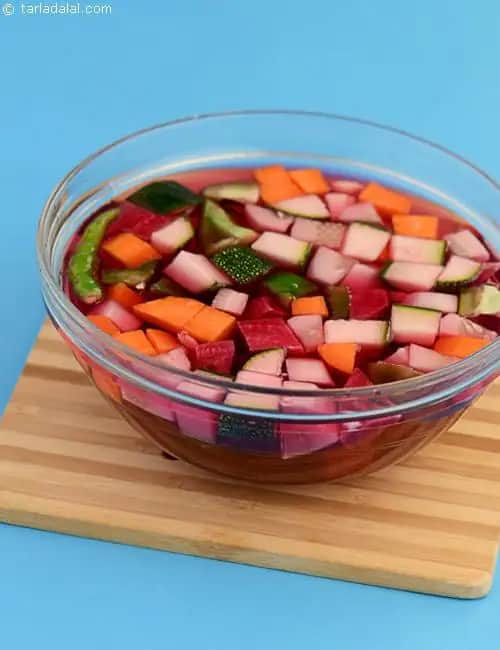 Pickled Vegetables Recipe (Lebanese Recipes)