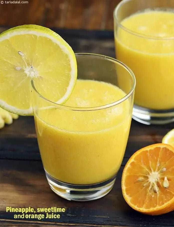 Pineapple Recipe (Sweetlime And Orange Juice)